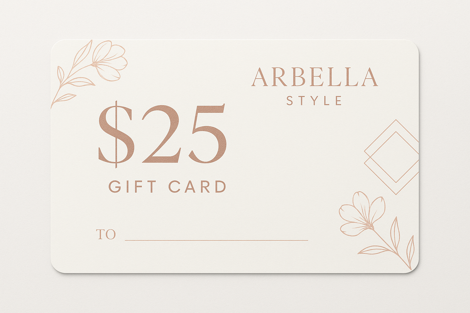 $25 gift card