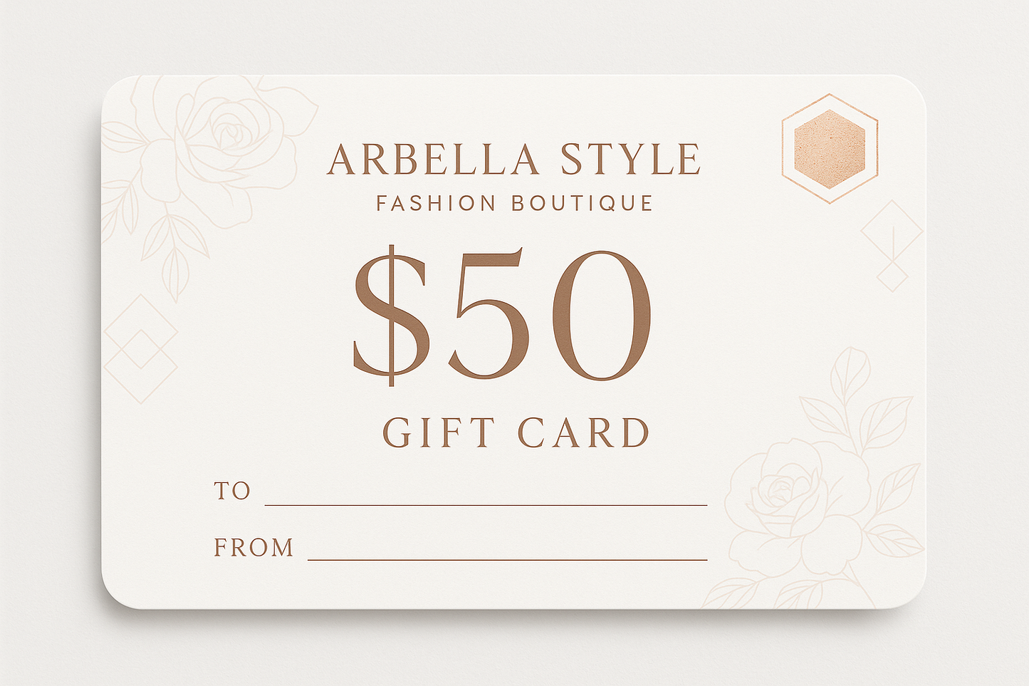 $50 gift card