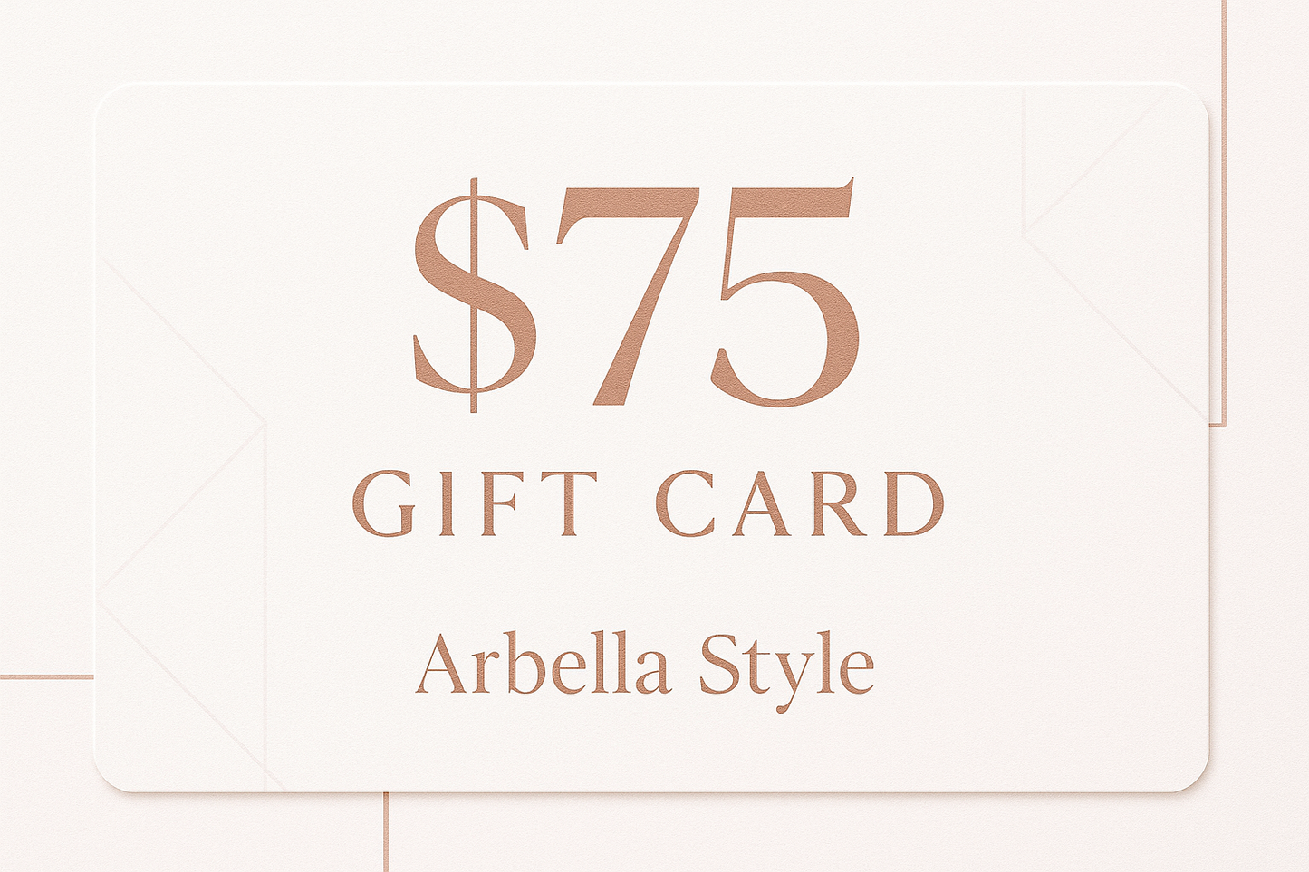 $75 gift card