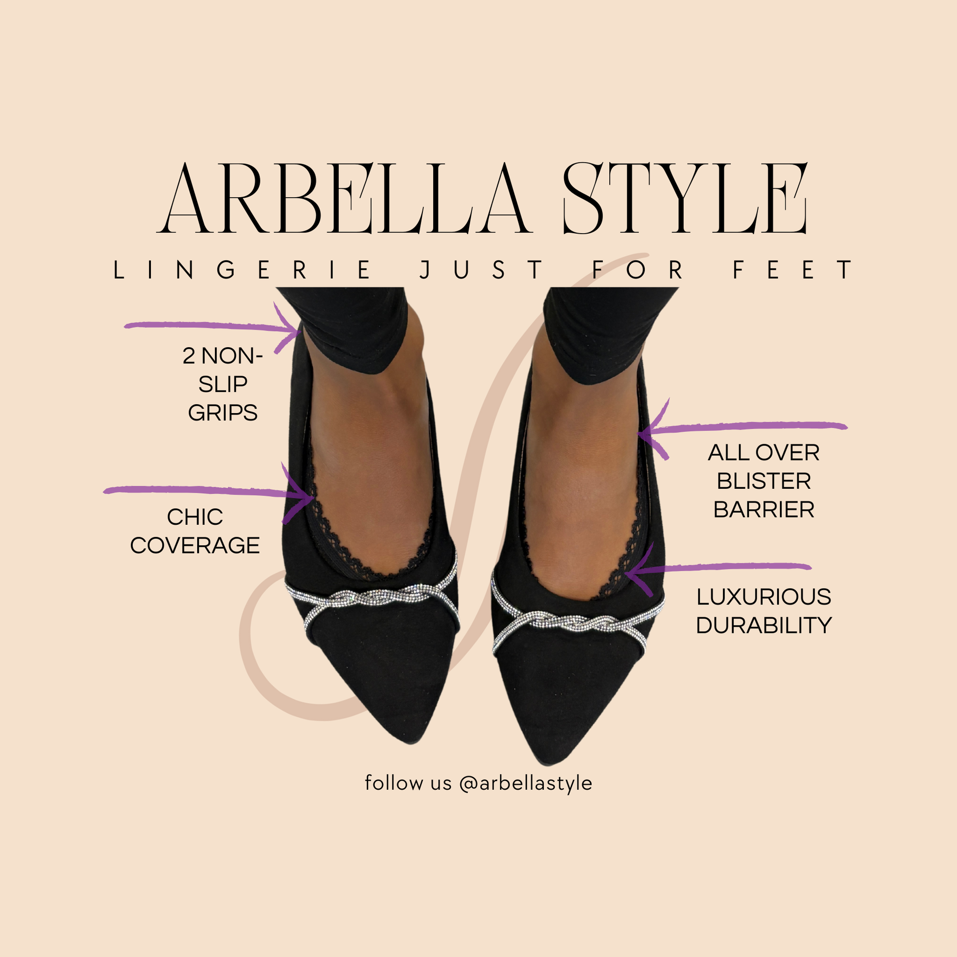 Arbella Style no-show footies benefits comparison - why these stay-put socks are better than the rest
